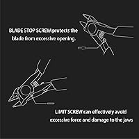 Vista 3 de Pinza fina de 4.7 pulgadas con funda protectora y llave hexagonal, alicates de corte para reparación y fijación de edificios Gundam (1)