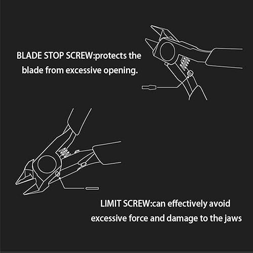 Miniatura 3 de Pinza fina de 4.7 pulgadas con funda protectora y llave hexagonal, alicates de corte para reparación y fijación de edificios Gundam (1)
