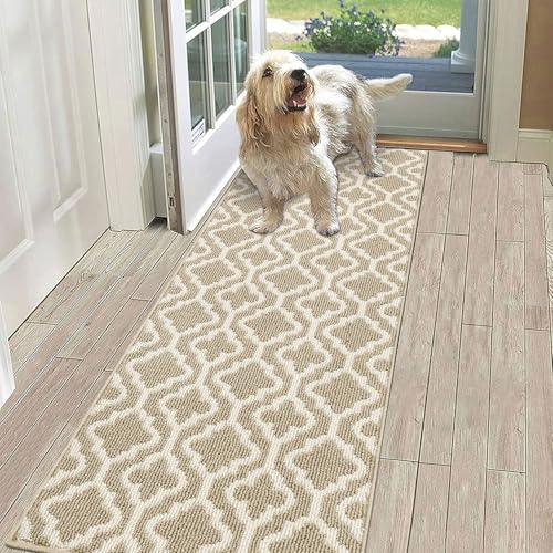 SHACOS Teppich Läufer 60x180 cm Läufer Flur rutschfest Teppichläufer Küchenteppich Waschbar Flur...