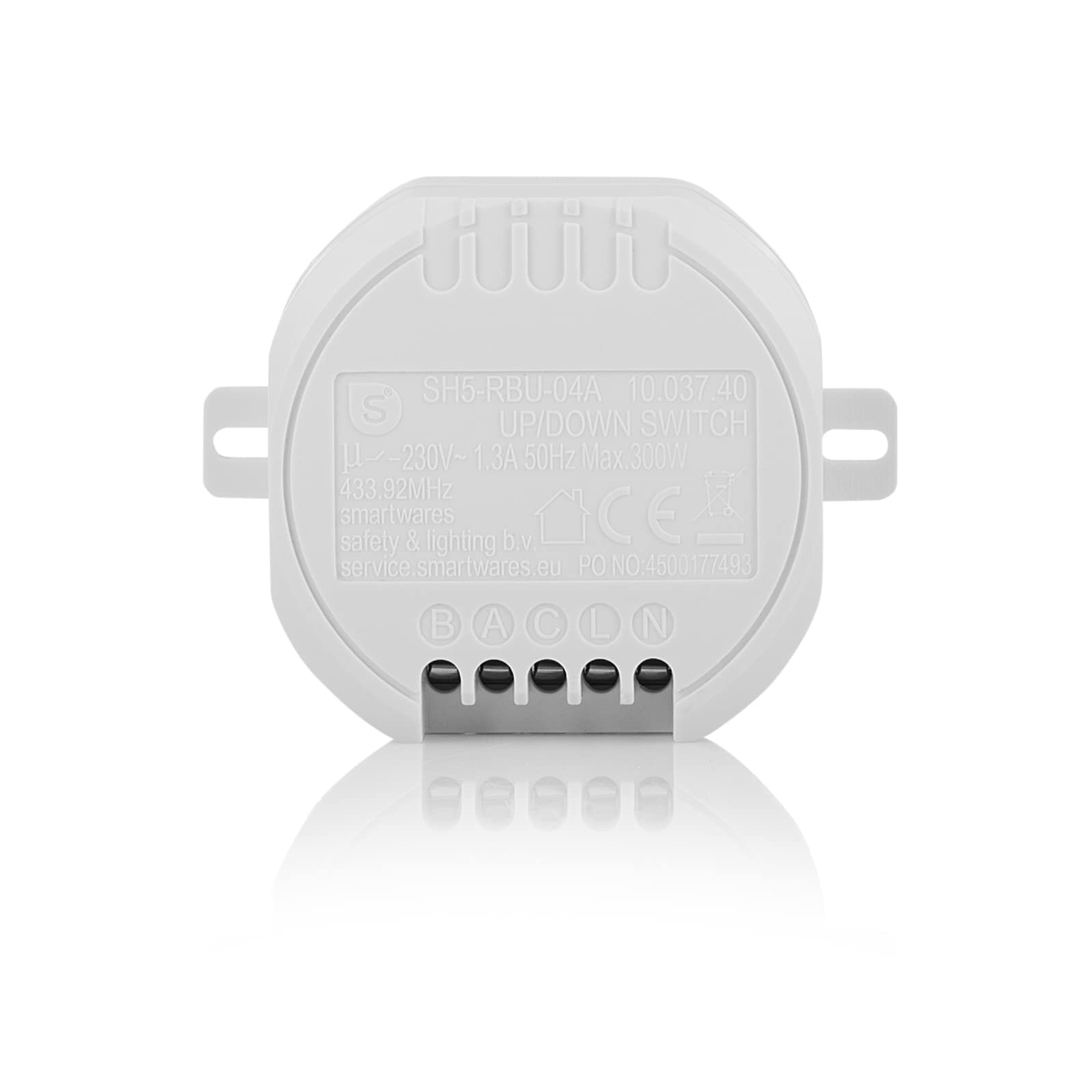 Smartwares Bezprzewodowy przełącznik montażowy do rolet – Plug & Connect – maks. 300 W – SH4-90259 biały