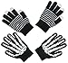 N'Ice Caps Boys Glow in the Dark Magic Stretch Gloves 2 Pair Pack (8-14 Years, Skeleton/Touch Screen)