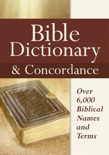Bible Dictionary & Concordance Livre eBook France