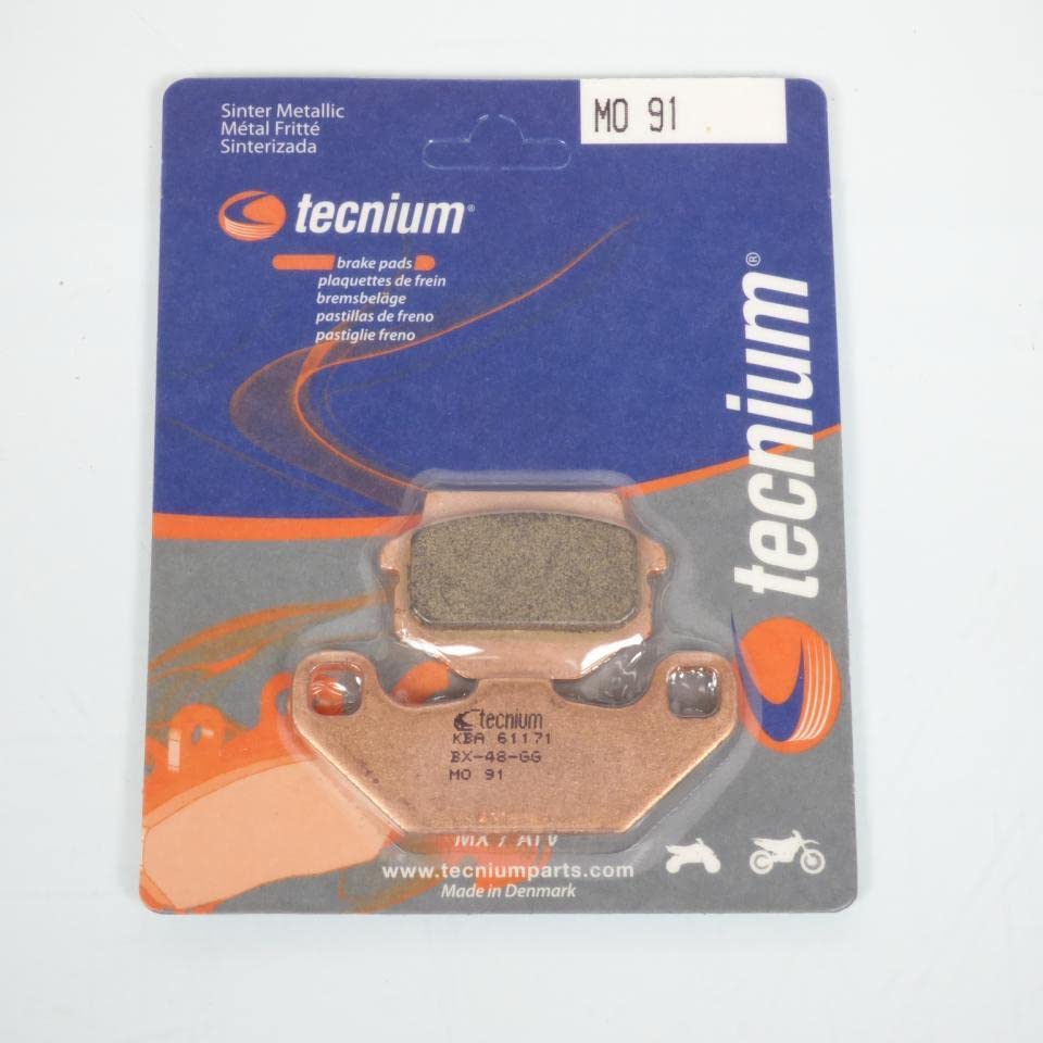 Plaquette de frein Tecnium pour Kawasaki 250 KFX Tecate 4 1987-1988 AVG AVD