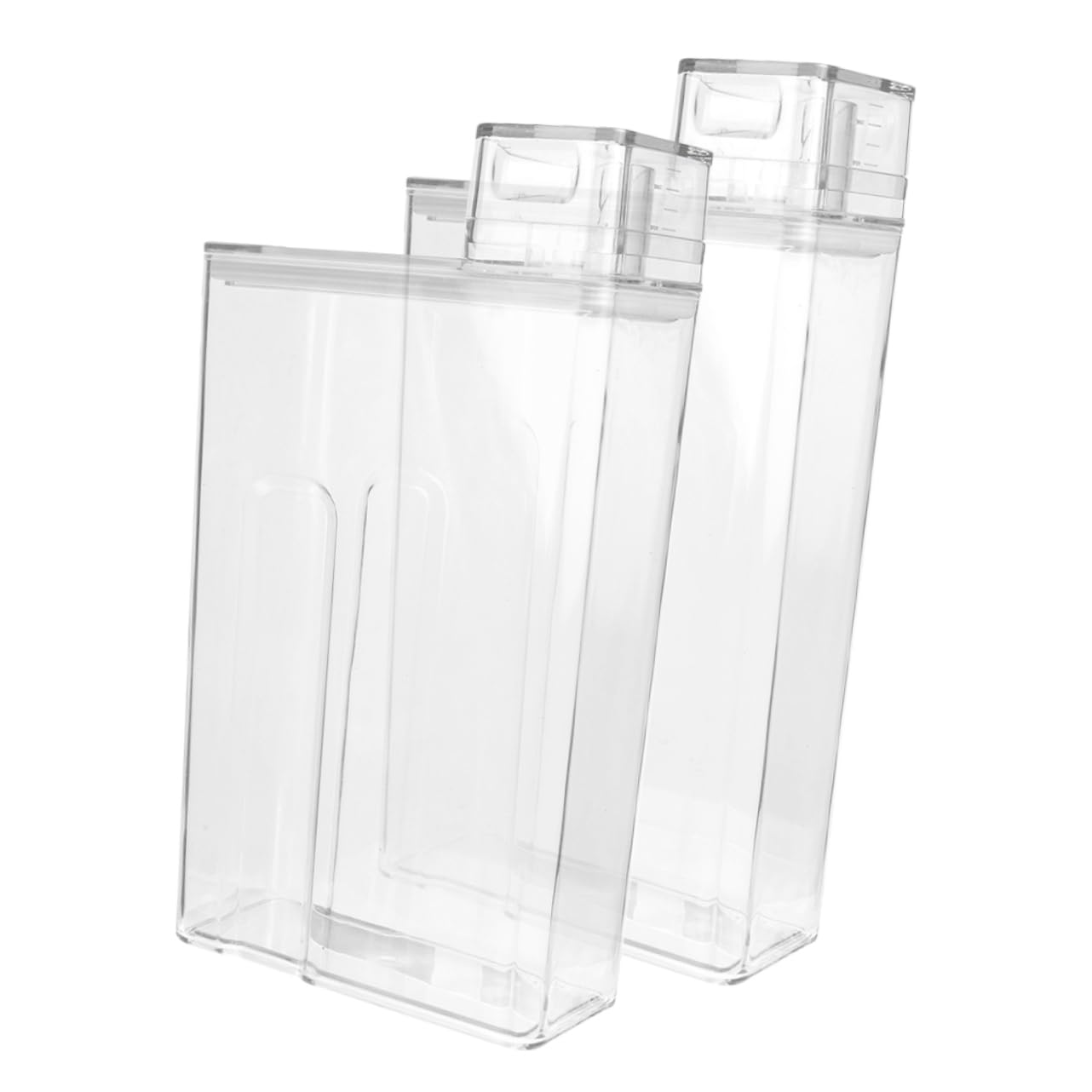 GLEAVI 2stücke Waschmittelflasche Leer Wiederverwendbar Spenderflasche Zusatzflasche für Waschpulver Lotion Aufbewahrung in Waschküche Zuhause Hotel Restaurant Studentenwohnheim