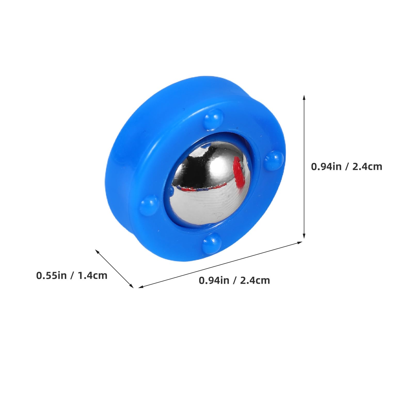 Happyyami 40Pcs Shuffleboard Tabletop Mini Bowling Game Accessories Easy to Use for Family Fun, Multicolor, 2.40X2.40X1.40CM - Image 2