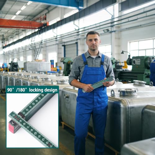 JIAMIAN Jauge De Niveau d'Huile Pliable De 2m, Bâton De Mesure Pour 10-Section, Règle De Mesure De Fût Pour Mesurer Le Niveau De Liquide Dans Les Fûts d'Huile, Réservoirs Et Conteneurs – vue 5