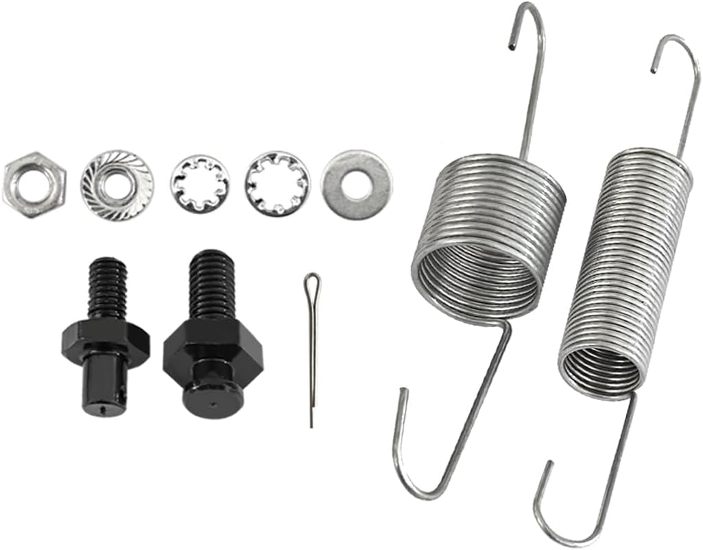 Throttle and Kickdown Cable Bracket Linkage Stud Kit for Holley for Edelbrock Carburetors Compatible with Chevy OE Cables 1977-up for 9218，TH-350 Square Mount Cable