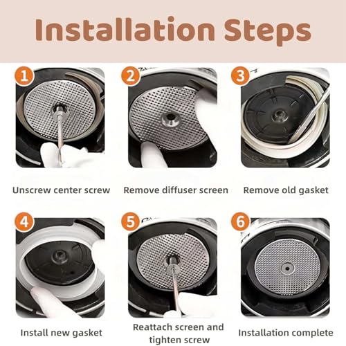 Silikon-Dichtung für DeLonghi EC680, EC685, EC785, EC885, EC850, EC860 – Ersatz-Dichtungsring für Brühgruppe – Hochwertige, hitzebeständige & langlebige Dichtung für Espressomaschinen