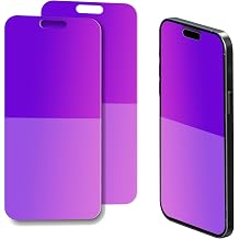 Designed for Iphone 14 Pro Max 6.7 inch Matted & Grossy Privacy Screen Protector Tempered Glass, Matted & Glossy Gradient Anti Spy Anti Blue Light Easy Installation, 2 Pack