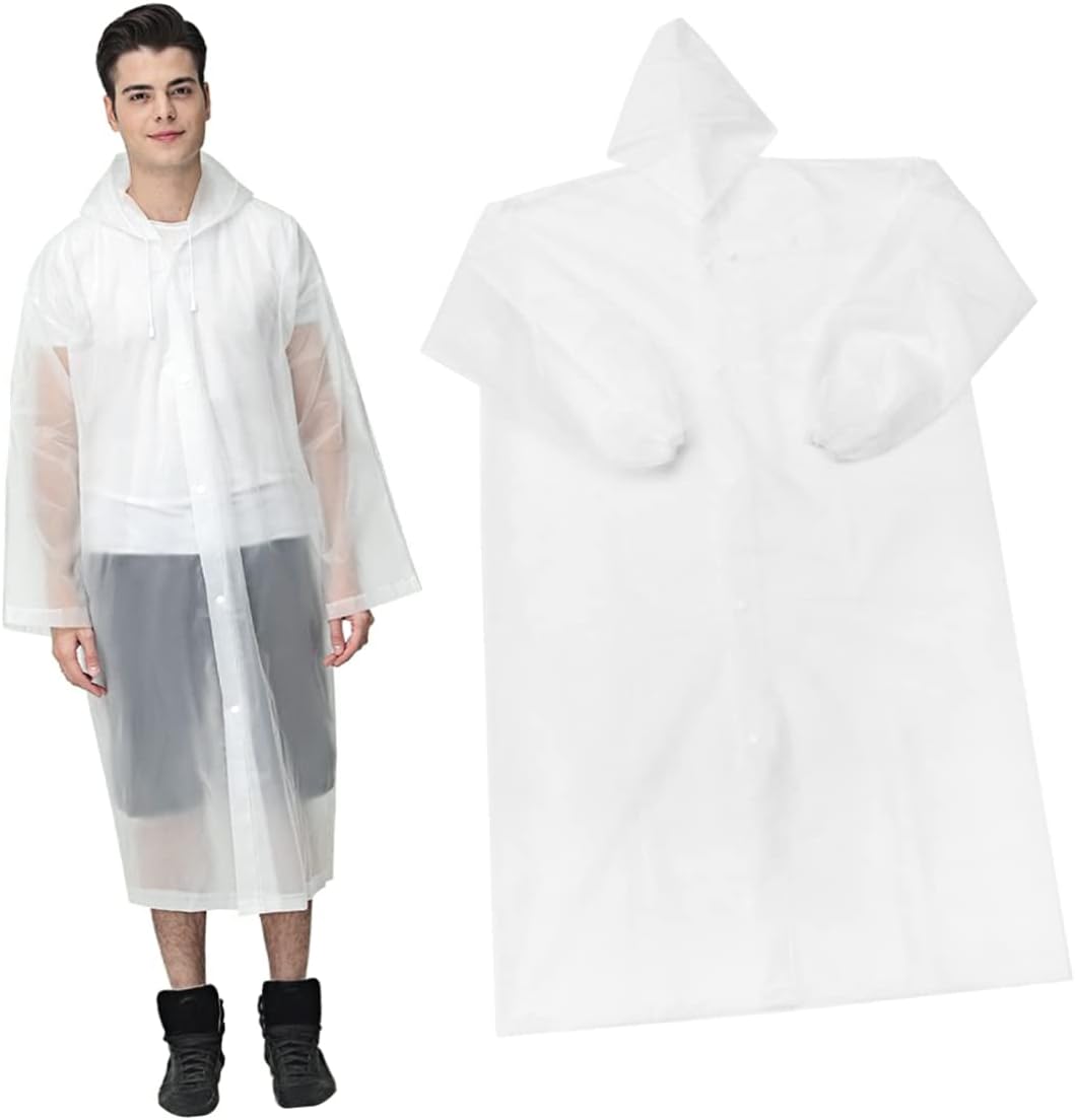 Adult Raincoat Long Rain Coat for Women Waterproof Ponchos Waterproof Travel Raincoat Rain Jacket Rain