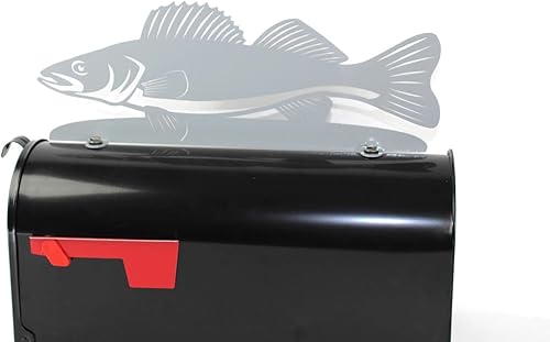 Vista 134 de Hobby, Recreation and Career Style Metal Powder Coated Mailbox Topper (Excavator, Matte Black) Negro mate,Dark Yellow,Blue,Copper,Gris-oscuro,Gloss