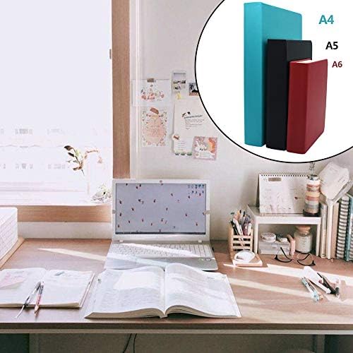MOVKZACV Notebook School Stationery A4 A5 A6 For Students 660 Sheets Home Office Diary Sketchbook PU Leather Soft Cover Weekly Planner Blank Pages Business Gift Journal Super Thick