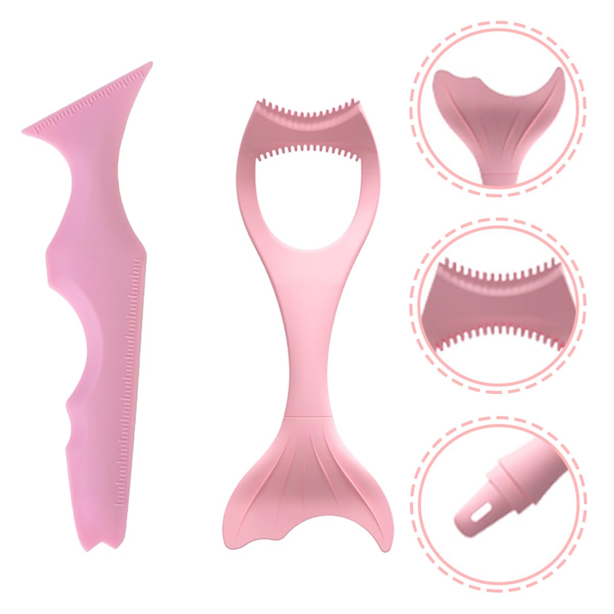 minkissy 8pièces Pochoirs Silicone Pour Eyeliner Outil De Maquillage Pratique Pour Débutantes Et Professionnelles Guide De Fard à Paupières Et Application De Mascara Facile à Nettoyer