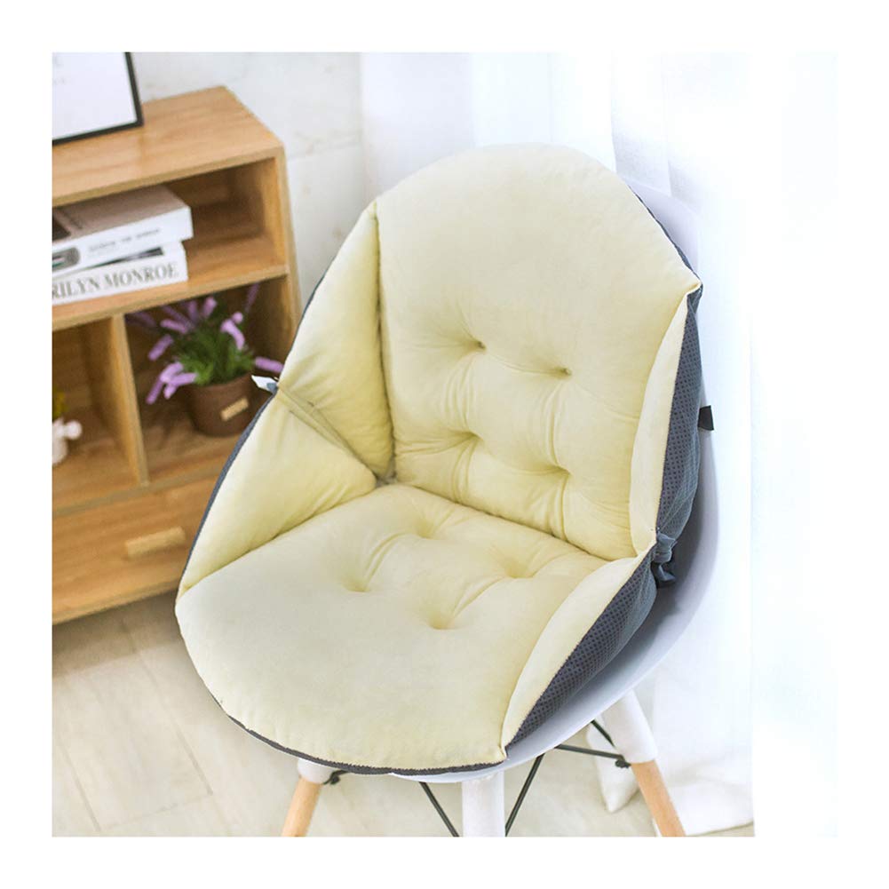 HONGBI Seat Cushion Soft Premium Cushion Pads Provides Comfort for Car, Office Chair and Wheelchair for Hip Back Sciatica Relief Pain White2 48x40cm