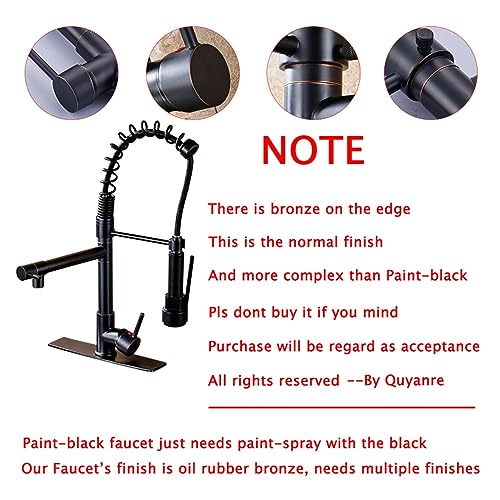Grifo de cocina de resorte para eliminar salpicaduras con rociador lateral extraíble flexible 5