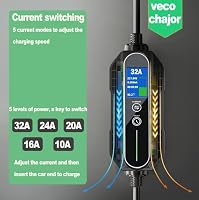Chinabase Type 2 Elektromos Autó Töltőkábel - 7,4 kW, 32A, 5m, 3-Pin CEE - Univerzális Töltő Minden IEC 62196 Kompatibilis Járműhöz 5