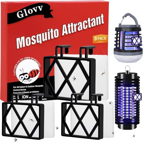 Image of 3 Mosquito Attractant Lures Bait Refill Cartridge with Hook for Bug Zapper