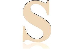 Elegant Wooden Monogram Letter S: Transform Your Home into a Personalized Haven