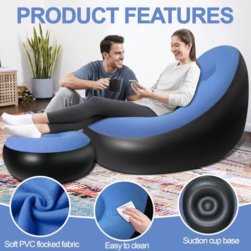 SeaSlep Inflatable Chair with Ottoman の商品画像 3