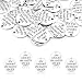 JIALEEY 30pcs Alloy"She Believed she Could so she did" DIY Message Charms Pendant for Crafting Bracelet Necklace Jewelry Making Accessory, Antique Silver Round