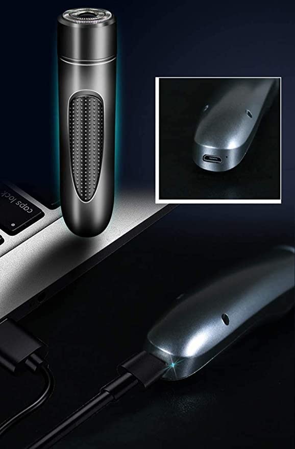 Rasoir électrique portable USB avec tête à cambre stéréo