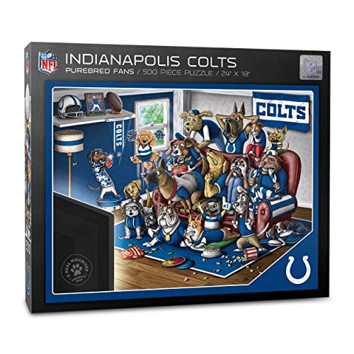 Image of YouTheFan NFL Purebred Fans 500pc Puzzle - A Real Nailbiter