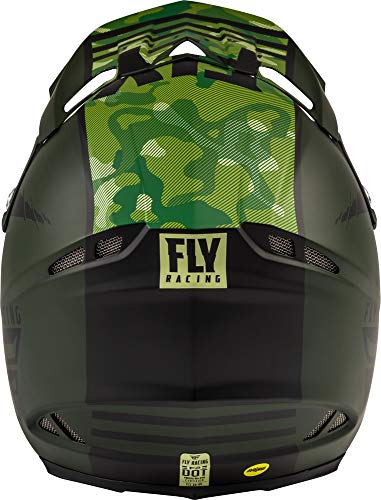 Fly Racing F2 Granite Helmet (Dark Green/Black, Small) #TOP1