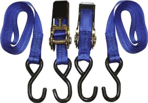 SeaSense Strap,1-Inch x 6-Foot Pair Ratchet Tie Down