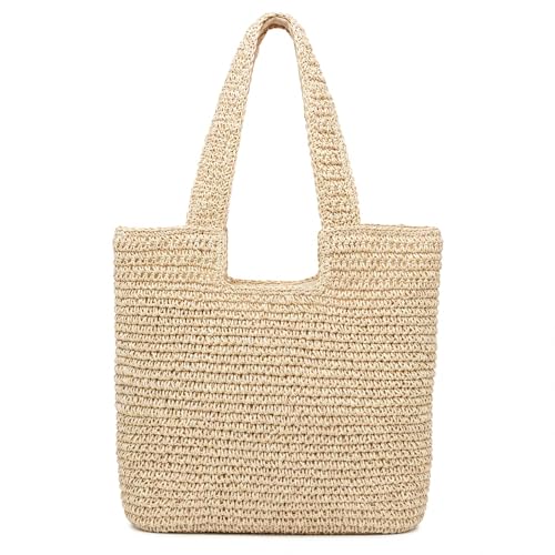 Bolso Tote Larcenciel de Cuero Gamuza Marrón para Mujer miniatura 1