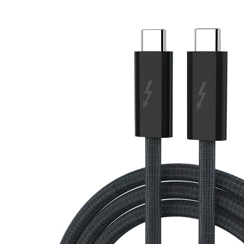 Cable de datos USB 4.0 tipo/C de 240 W, cable de carga rápida con velocidad de 40 Gbps, video HD 8K