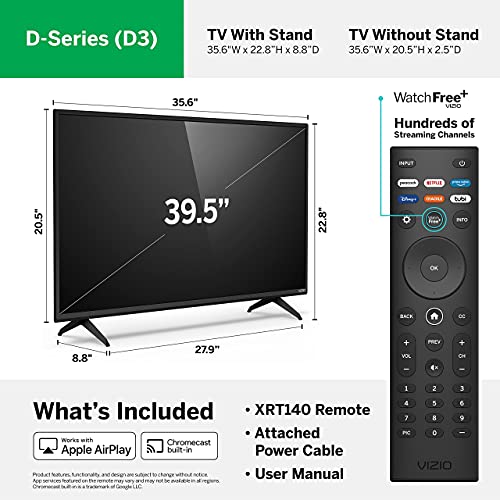 image for VIZIO 40-inch D-Series Full HD 1080p Smart TV Chromecast Built-in Stre