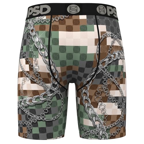 PSD Men's Boxer Briefs - PSD Army, 7 Inch Inseam, Moisture-Wicking, 4-Way Stretch, Boxer Briefs for Men, Medium4