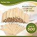 Perfect Stix Jumbo Craft Sticks, 6 x 3/4, Natural Poplar Wood, 500Ct. Multipurpose for Arts, Popsicles, Waxing