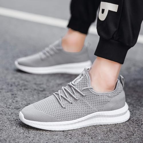 Image of FUJEAK Men Running Shoes Men Casual Breathable Walking Shoes Sport Athletic Sneakers Gym Tennis Slip On Comfortable Lightweight Shoes