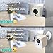 Wyze Cam V2 Outdoor Mount, Upgraded Protective Cover and 360 Degree Adjustable Wall Mount for Wyze Cam V2 Indoor Outdoor Home Security Camera (White, 3 Pack)