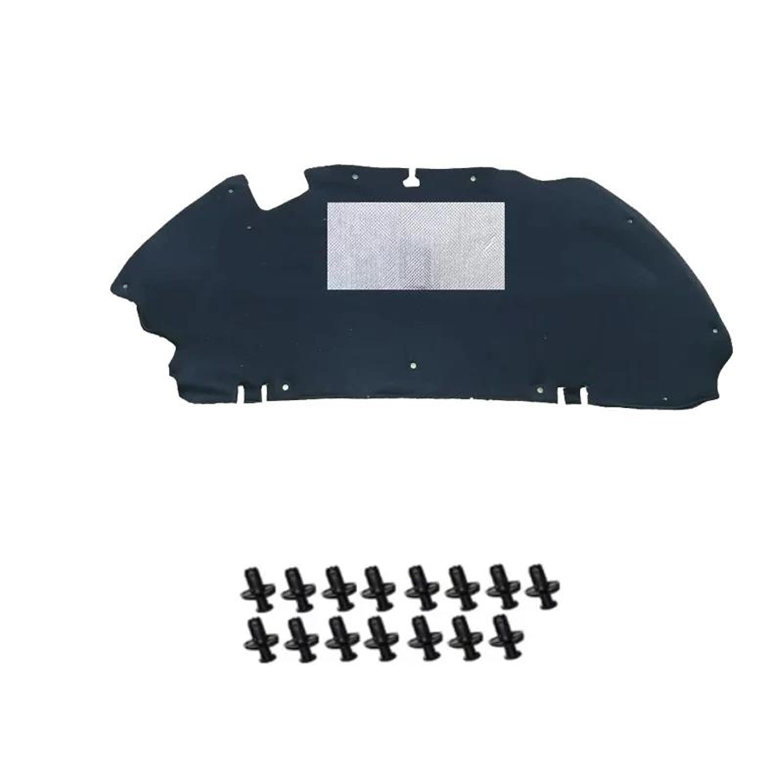 Matériau isolant capot Citroen C4 B7 en aluminium gaufré haute performance