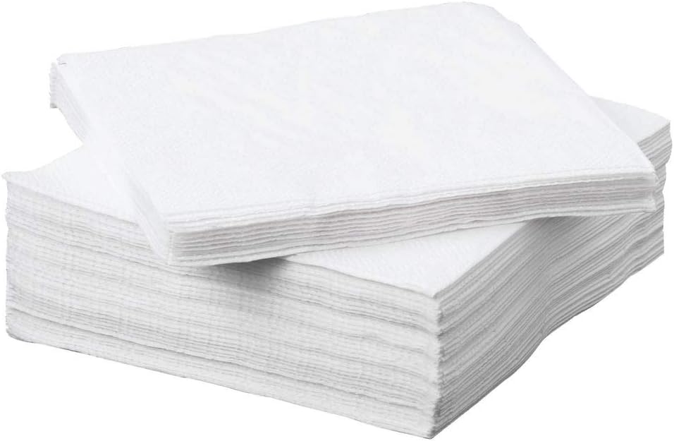 Swantex AJS233-WT Luncheon Napkin, 2-Ply, 33 cm Length, White (Pack of 100)