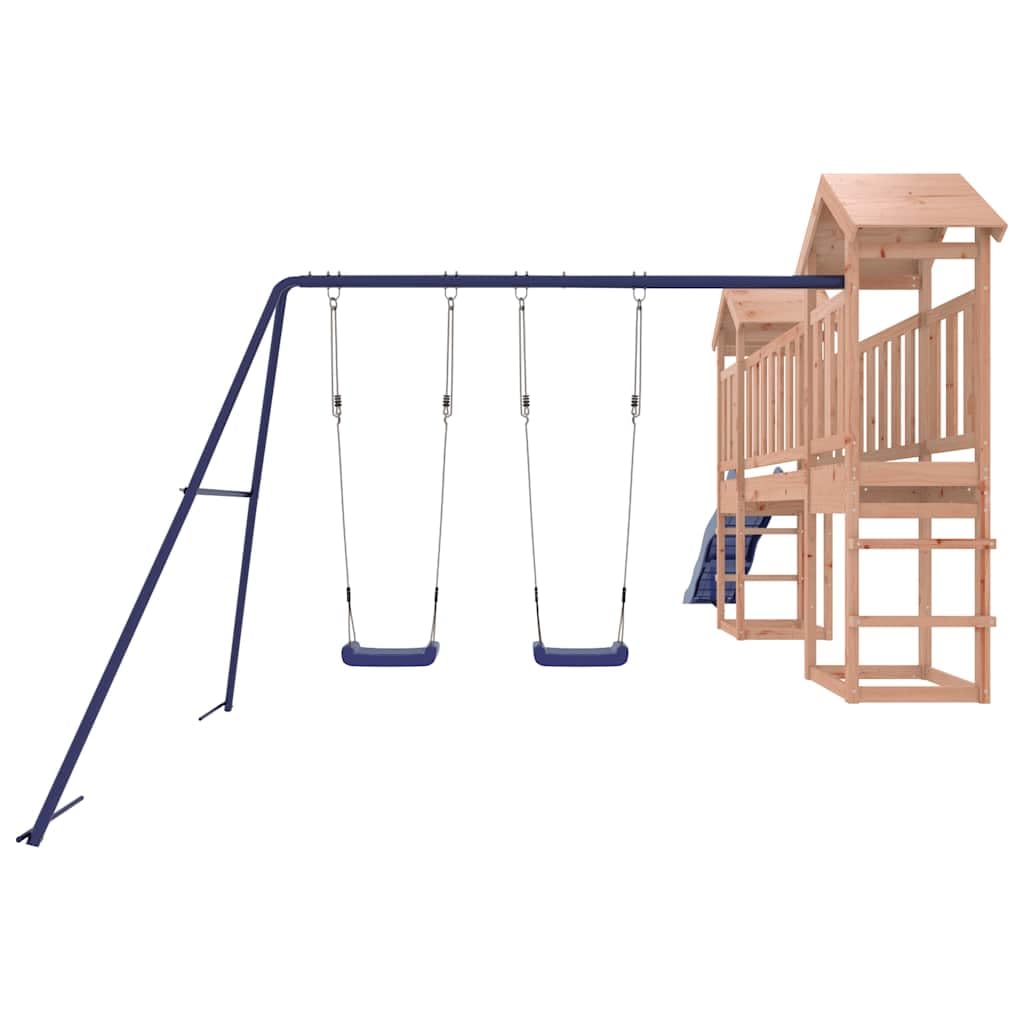 Set da Gioco da Esterno in Legno Massello di Douglas,Giochi e giocattoli,Attrezzatura gioco per esterni,Set altalena e set di gioco-3155826