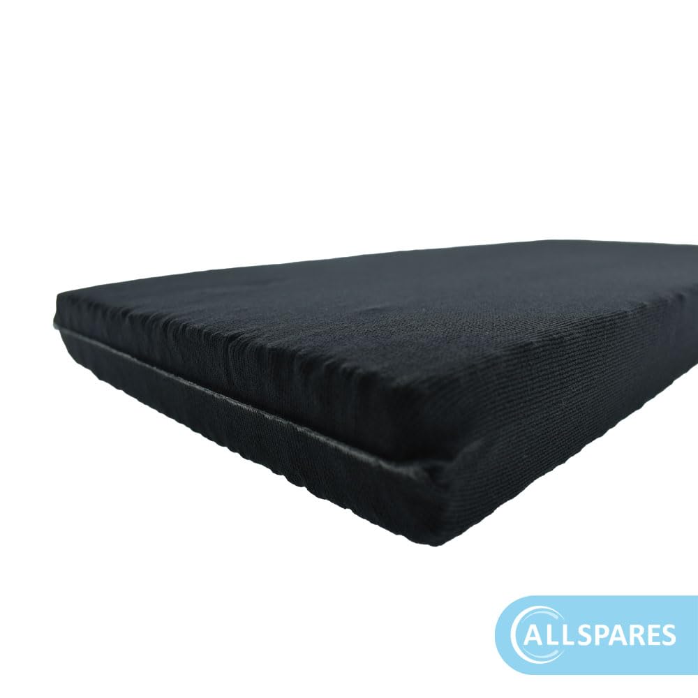 AllSpares Filtro de carbón activo para campanas extractoras adecuado para Novy Monoblock 563-80070 | 390 x 93 x 30 mm
