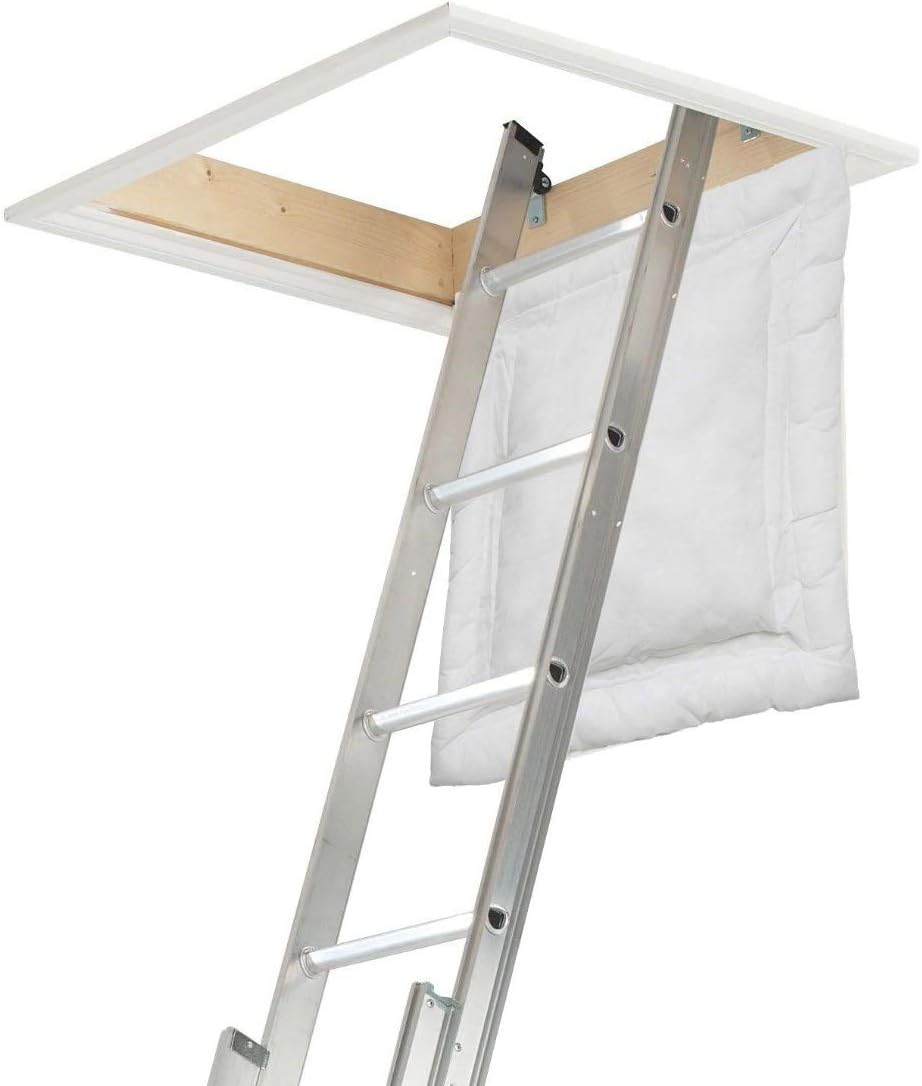 Loft Hatch Insulation Kit/Simple Loft Draft (Draught Excluder/Loft Hatch Insulated Cover 75cm x 75cm (1 Pack - Square 75 X 75cm)