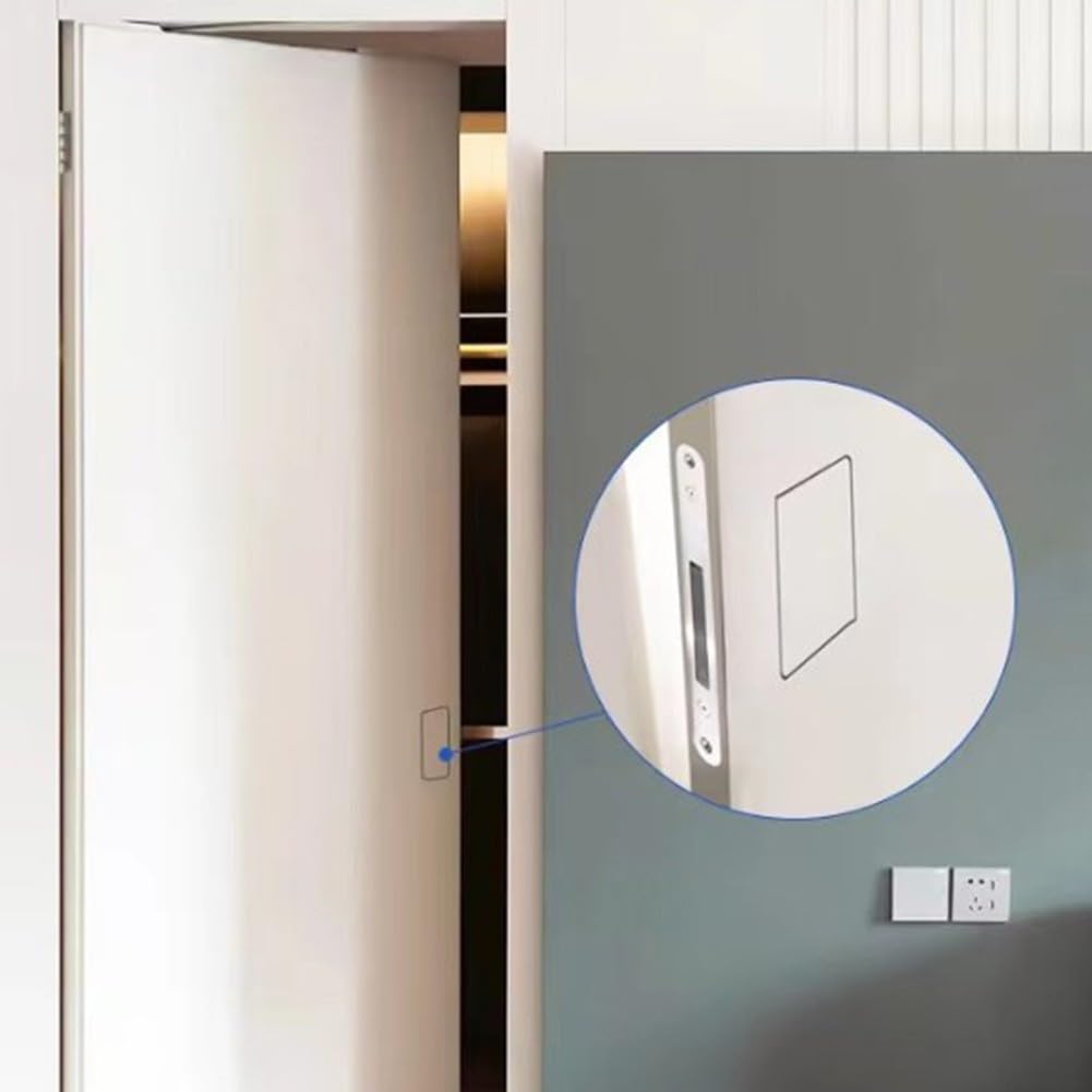 Serratura invisibile per camera da letto, silenziosa, senza maniglia, 45 mm
