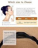 FURTALK Womens Sun Straw Hat Wide Brim UPF 80 Summer Hat Foldable Roll up Floppy Beach Hats for Women, Mixed Beige+Black Ribbon, L-XL - Image 6