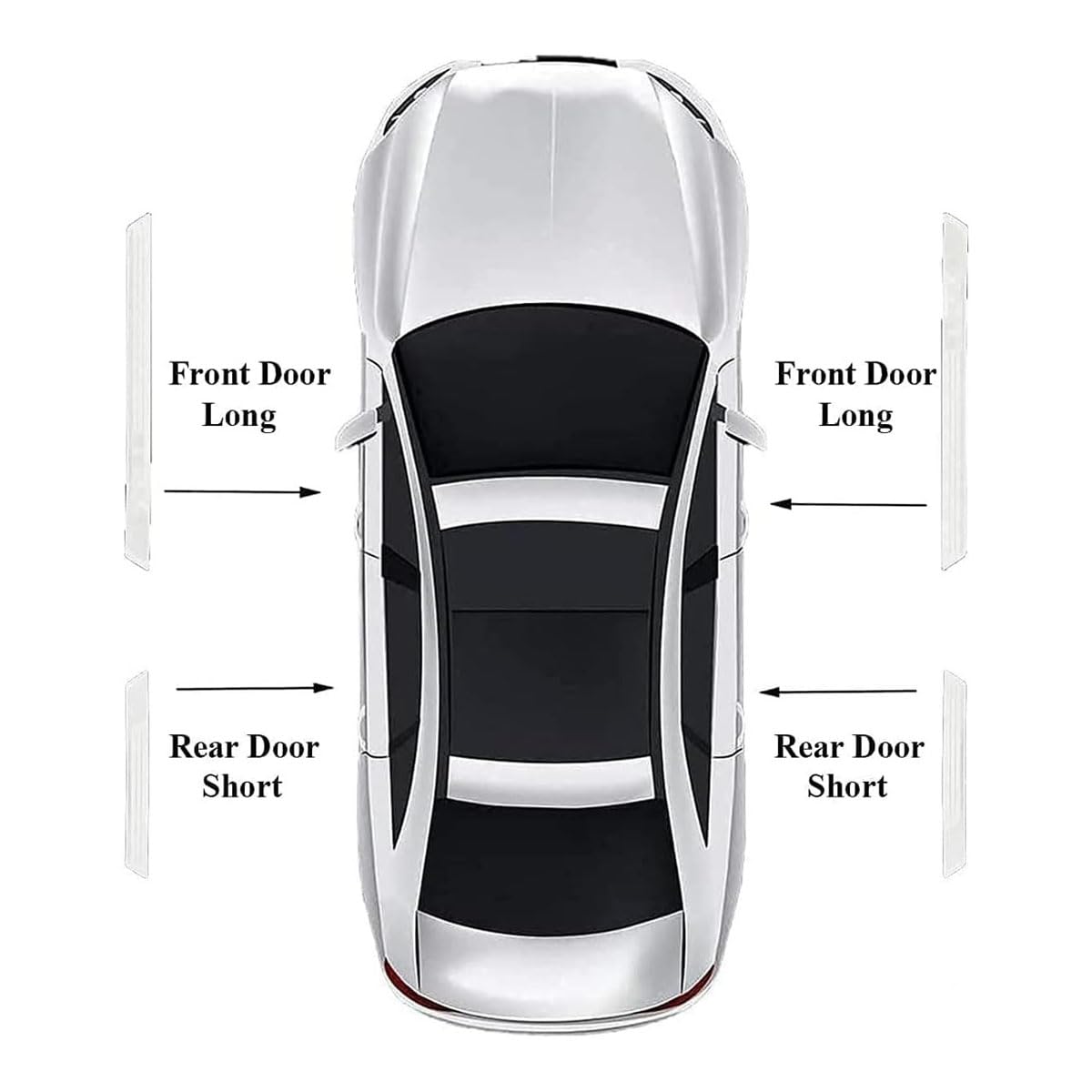 4 Piezas Protectores Umbral Puerta Coche para Subaru Crosstrek 2025 2024 2023, Material de Acero Inoxidable Decoración para Estribos Protector Coche,B/Silver