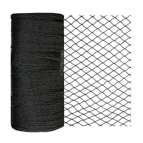 Junkogo Bird Netting 7.5x100 Ft, 1/2In Mesh Heavy Duty Garden Netting Pest Barrier for Plants, Fruit Trees, Vegetables, Extra Strong Woven Mesh Netting, Animal Fencing Against Birds, Deer, Poultry by JUNKOGO - Used condition - US$26.59