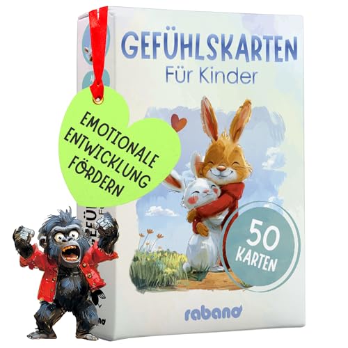 50 Gefühlskarten für Kinder - Sozial-emotionale Entwicklung fördern -...