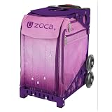 L'Estel Skates - ZUCA - ZUCA Sport Print Velvet Rain - Carro Zuca Violeta con Funda Velvet Rain - Trolley/Bolsa/Maleta/Silla Porta Patines Zuca - Patinaje Artístico