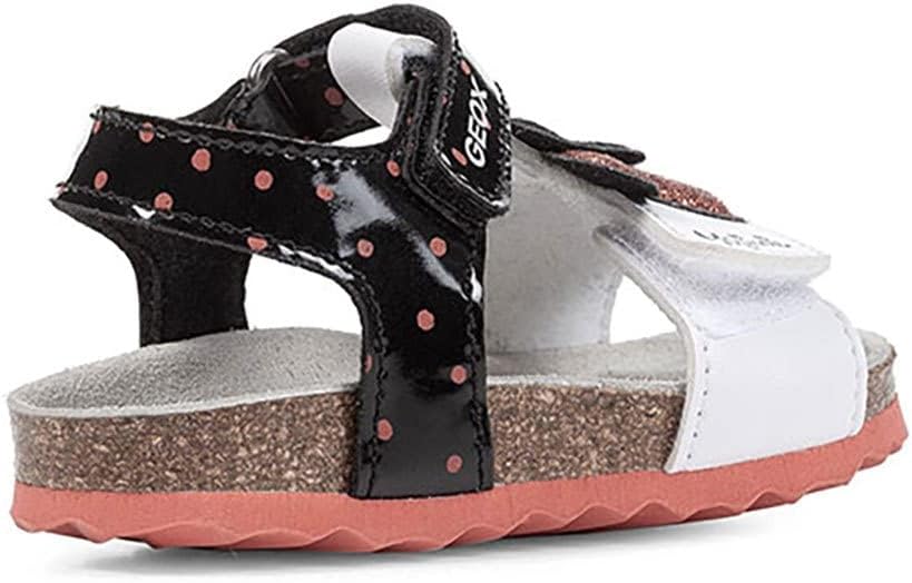 Geox - b chalki girl sandal - 27 - bianco-nero