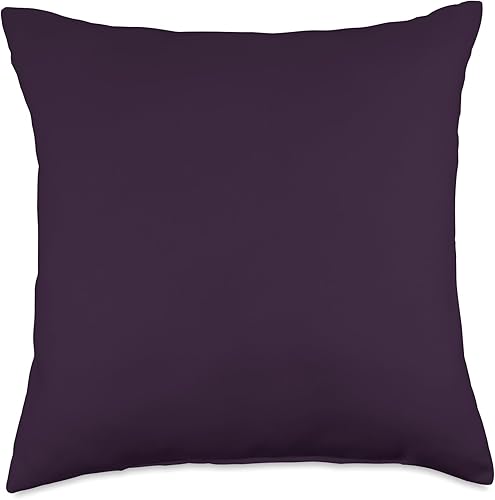 Bliss Color Series Co. - Cojín para berenjena (18.0 x 18.0 in), color morado