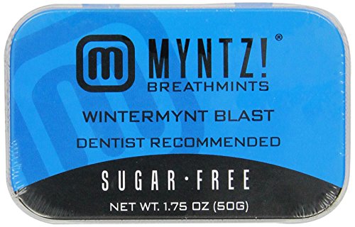 Myntz Wintermynt Blast Breathmints, 1.75-Ounce Containers (Pack of 12)