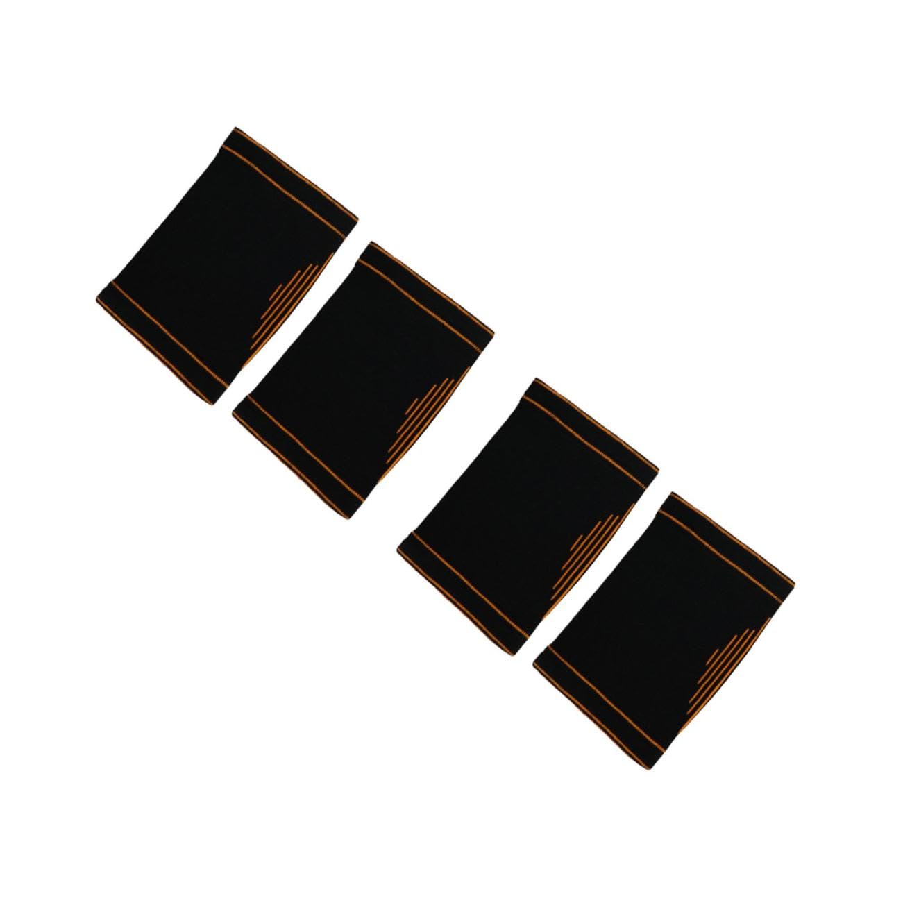 Yardwe 4pcs Breathable Elastic Wrist Wraps for Men Women Protective Wristband Support for Fitness Sports Comfortable Skin-Friendly Design for Weightlifting Home Gym Use